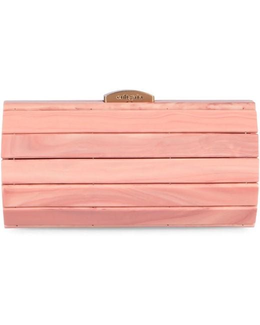Cult Gaia Pink Mini Pochette Rolie Polie