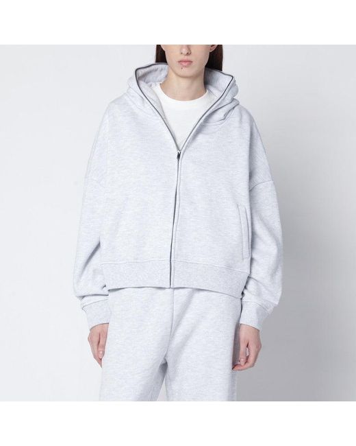 Entire studios Women's Blue Light Zip Sweatshirt