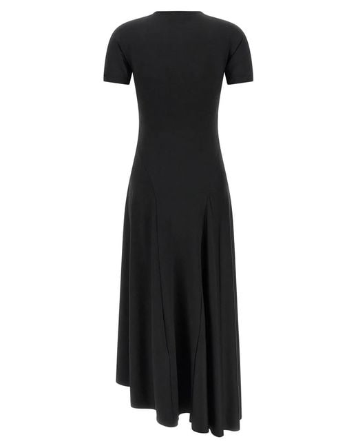 Victoria Beckham Black 'Zipped Front' Dress