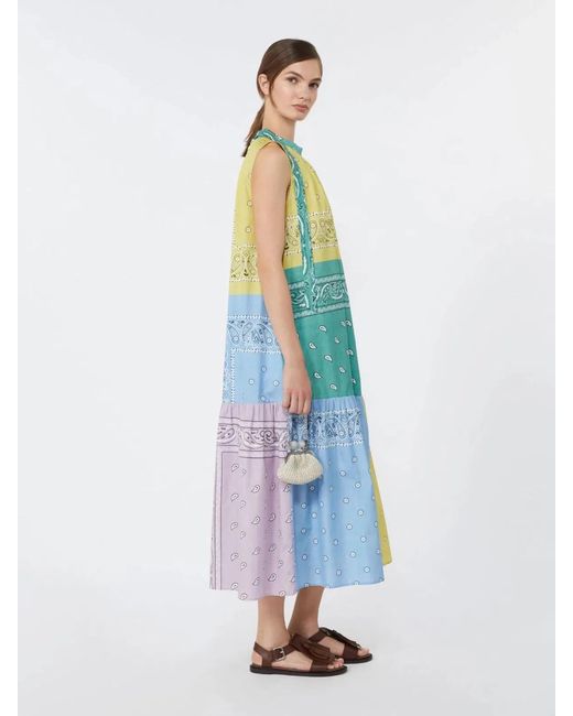Weekend by Maxmara Blue Wkdregno Dress Multicolour