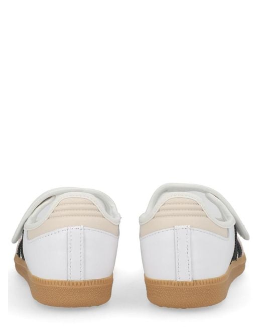 Adidas Originals White "Samba Jane" Sneaker