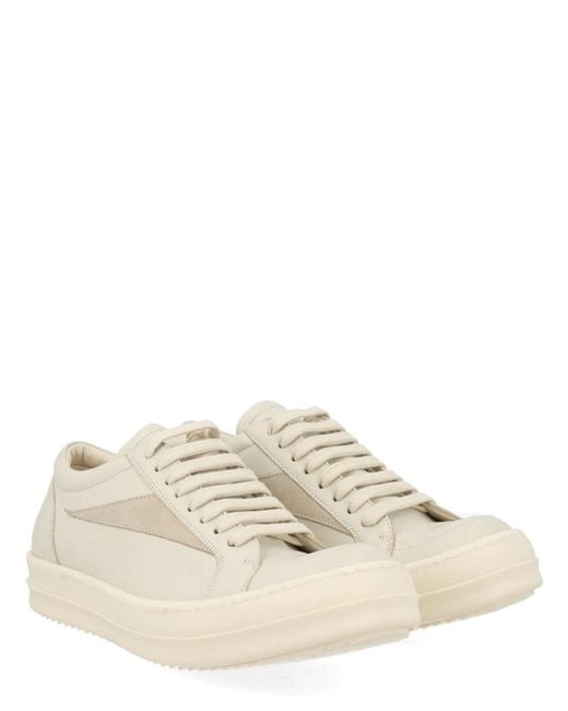 Rick Owens White Sneaker "Vintage Sneaks"