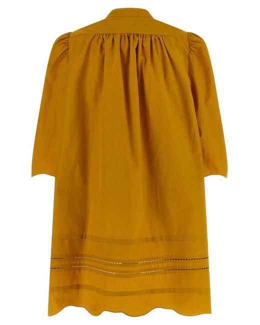 Fabiana Filippi Yellow Loose Dress