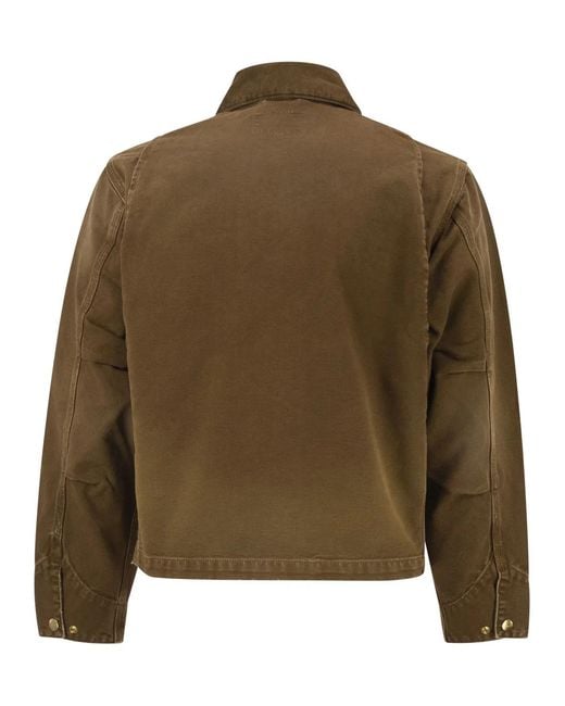 Carhartt Green Dearborn Organic Cotton Canvas Jacket