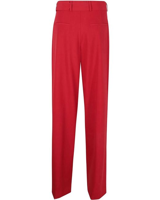 Dries Van Noten Red Peaches Bis Trousers