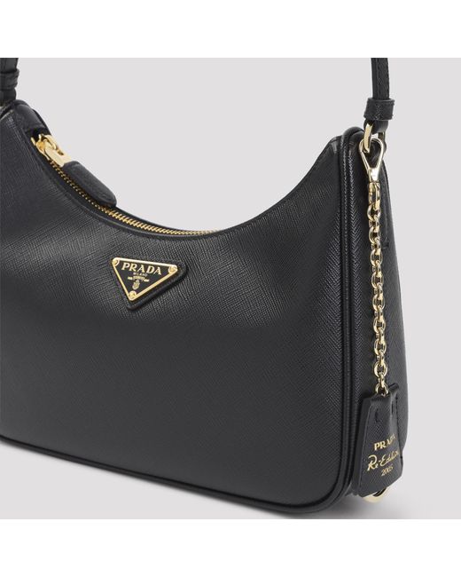 Prada Black Reetition 2005 Shoulder Bag