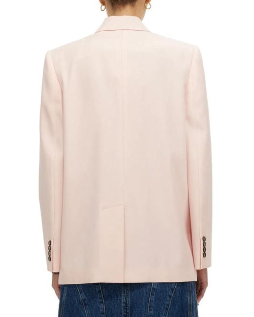 McQueen Natural Double-Breasted Jacket