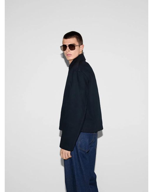 Gucci Black Embossed Jacket for men