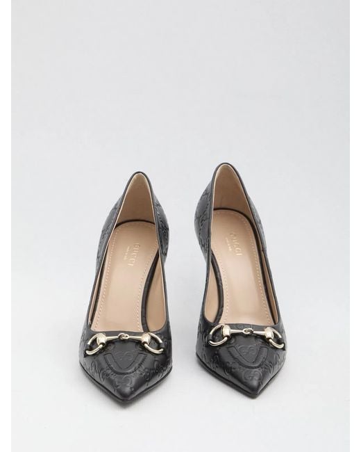 Gucci Black Pumps With Horsebit