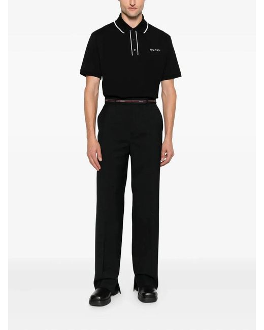 Gucci Black Wool Pants for men