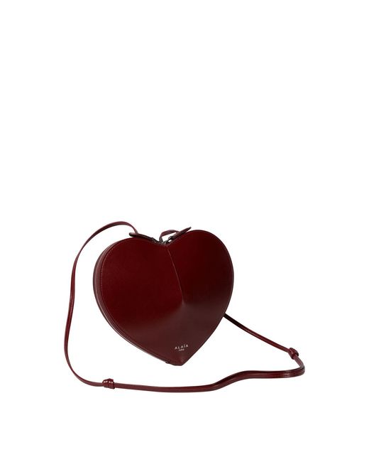 Alaïa Red Alaia "Le Cœur" Small Crossbody Bag