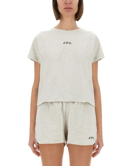 Asics x A.P.C. White Cloud Tshirt