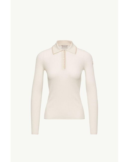 Moncler Natural Ls Polo
