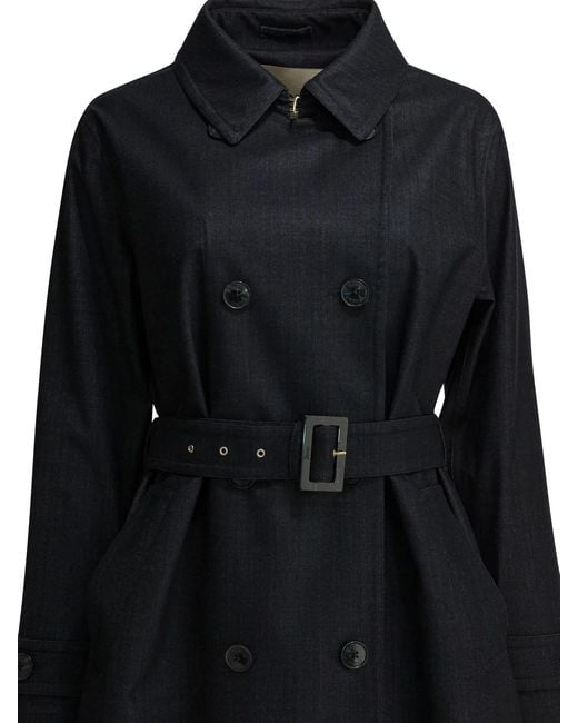 Herno Black Polyester Wool Jacket