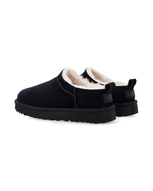 Ugg Black Classic Micro Mutton Leather Boots for men
