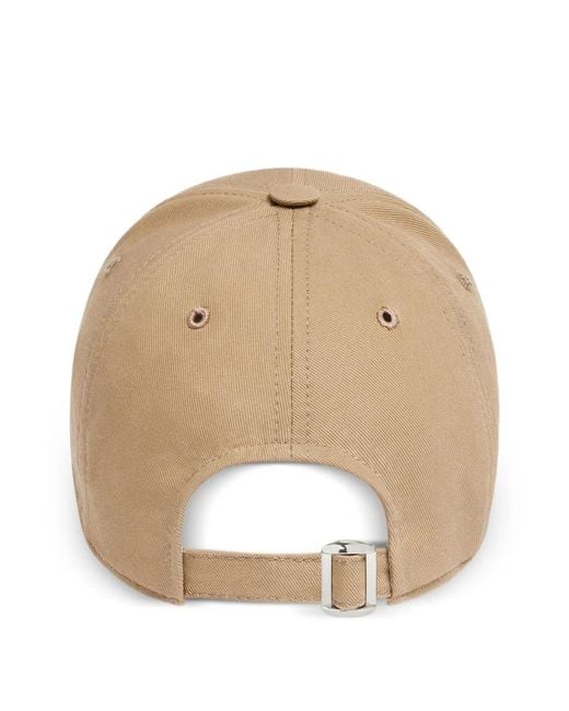 Courreges Natural Courregès Ac Logo Cotton Cap