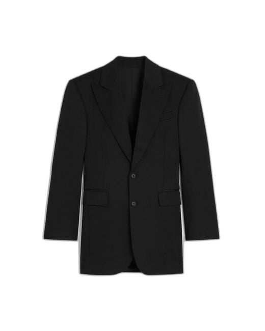 Céline Black Colonne Wool Jacket