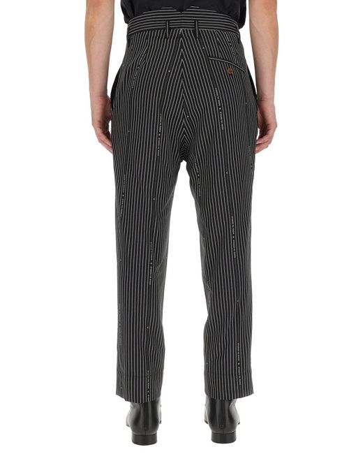 Vivienne Westwood Black Cruise Cropped Pants for men