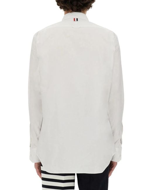 Thom Browne White Cotton Shirt for men