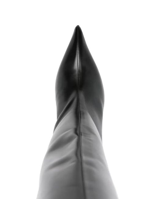The Attico Black "Lea" Heel 65 Mm Boots