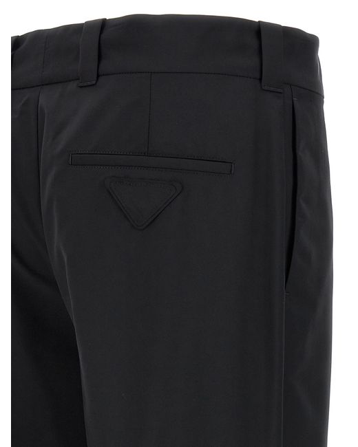 Prada Black Wool Pants for men