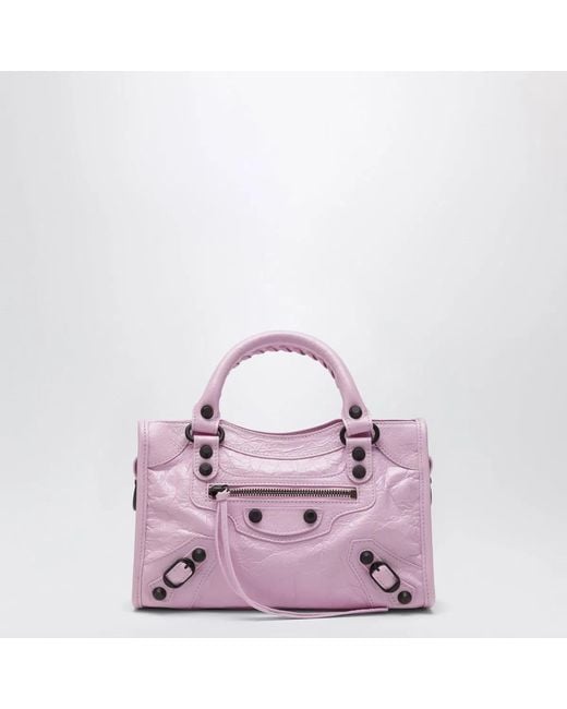 Balenciaga Pink Le City Mini Tote Bag