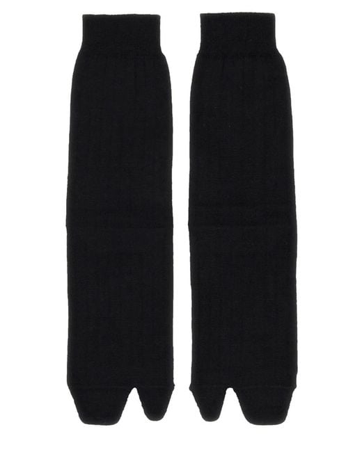 Maison Margiela Black Calzini Tabi