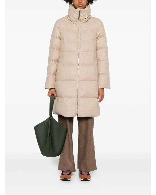 Herno Natural Midi Down Jacket