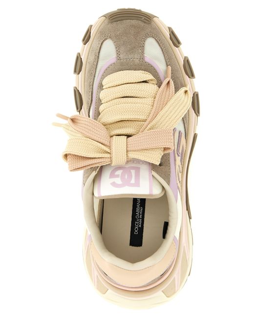 Dolce & Gabbana Natural Calfskin Athletic Sneakers