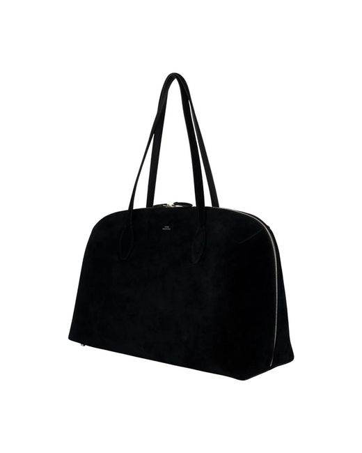 Totême Black "Suede Day" Tote Bag