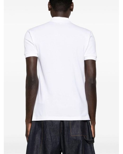 COMME DES GARÇONS PLAY White T-Shirt Emblem Knit