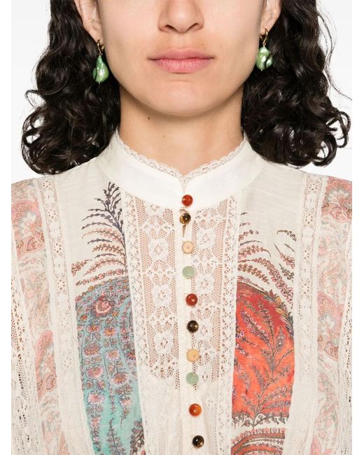 Zimmermann Pink Rhiannon Mini Dress
