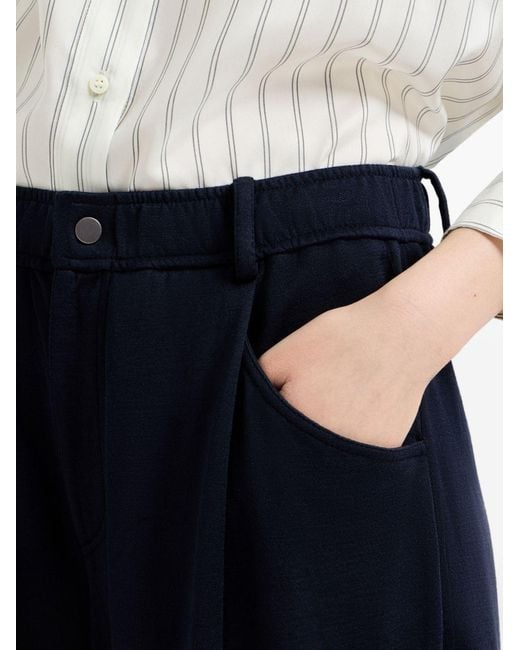 Brunello Cucinelli Blue French Terry Sweat Pants