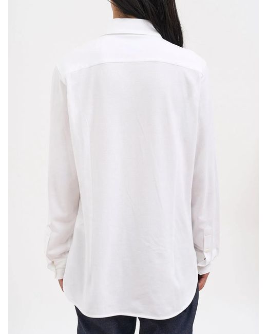 Paolo Pecora White Jersey Shirt for men