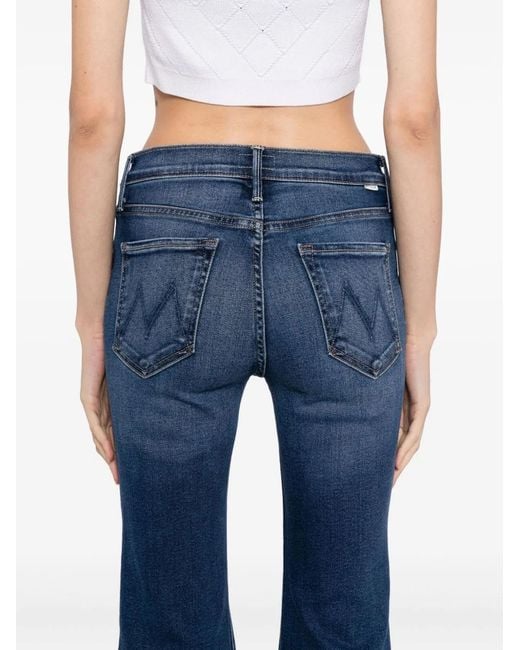 Mother Blue Lil Doozy Frayed Jeans