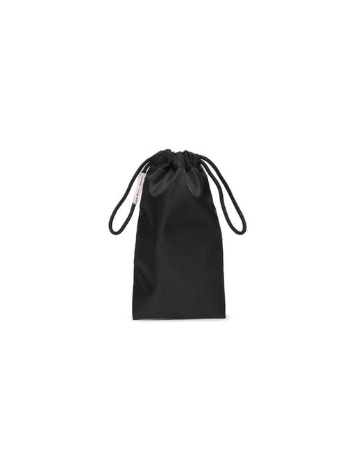 DIESEL Black Clutch Bag With Logo