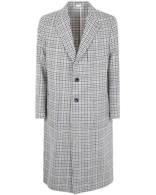 Thom Browne Gray Unconstructed Elongated Coat Check Hunting Tweed for men