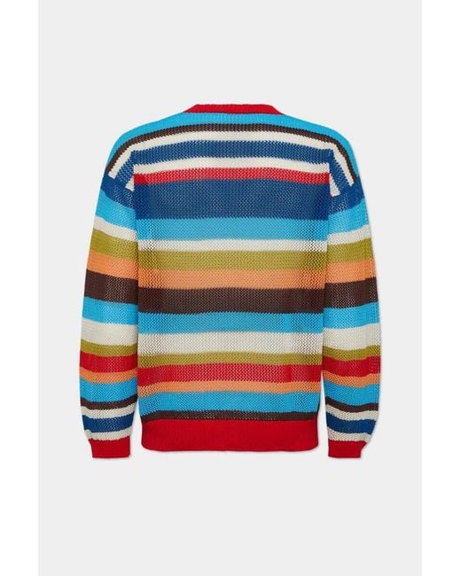 DSquared² Red Cotton Pullover for men