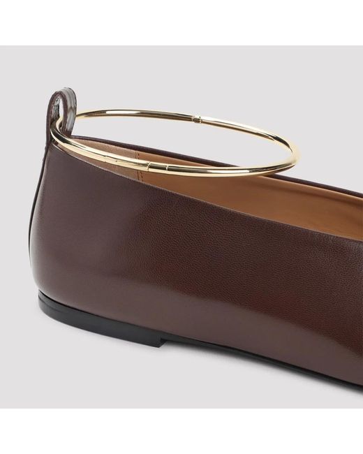Jil Sander Brown Ring Ballerina