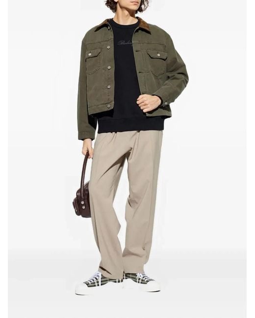 Burberry Blue Sweatshirt Rowan Bby for men