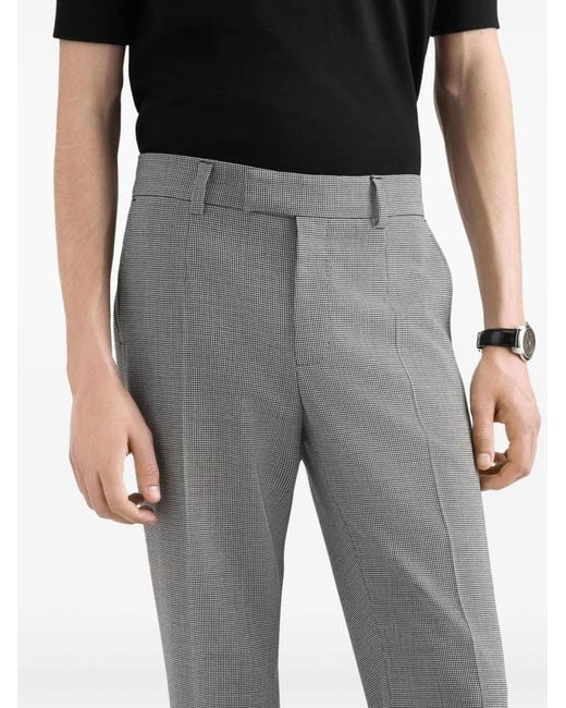 Dolce & Gabbana Gray Dolce & Gabbana Cotton Trousers for men