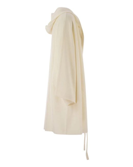 Max Mara Natural Hoodie Cardigan Knit "Aster
