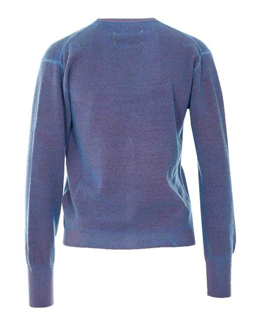 Maison Margiela Blue Cadigan
