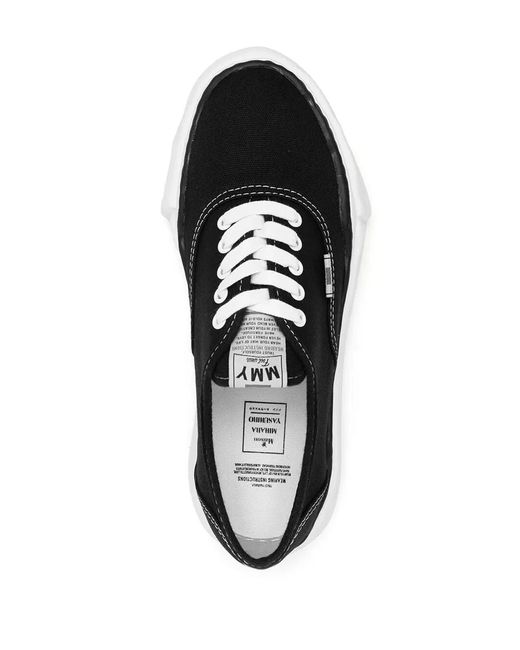 Maison Mihara Yasuhiro Black "Baker" Low Top Sneakers for men
