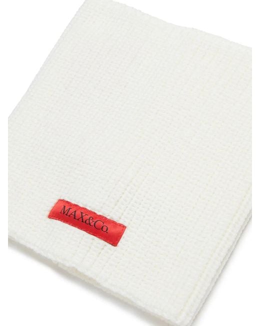 MAX&Co. White Max&Co. Scarf