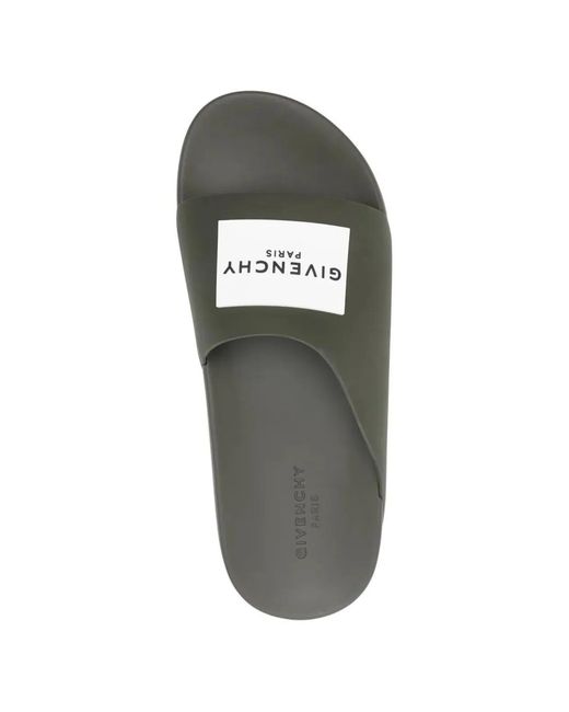 Givenchy Gray Label Slide Flat Mules for men