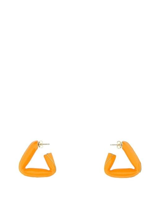 Bottega Veneta Orange Orecchino