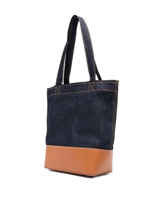 A.P.C. Blue Small Axel Tote