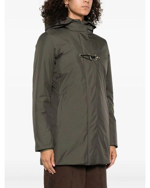 Fay Gray Technical Gabardine Toggle Coat