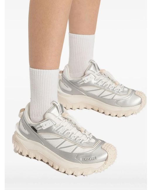 Moncler White "Trailgrip" Gtx Low Top Sneakers